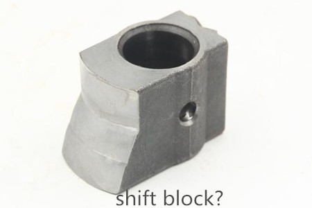 How to use the transmission shift block?